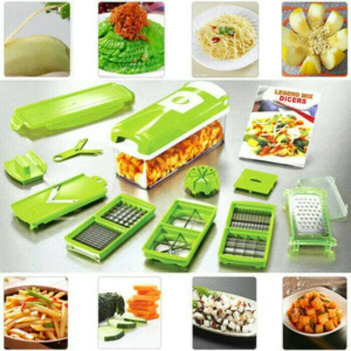 Terpopuler Alat Pemotong Sayur,Buah,Apel,Wortel,Kentang,Tomat Dll Nicer Dicer