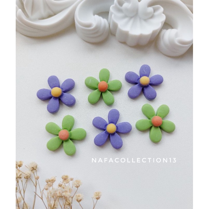 (10 pcs) Clay bunga daisy