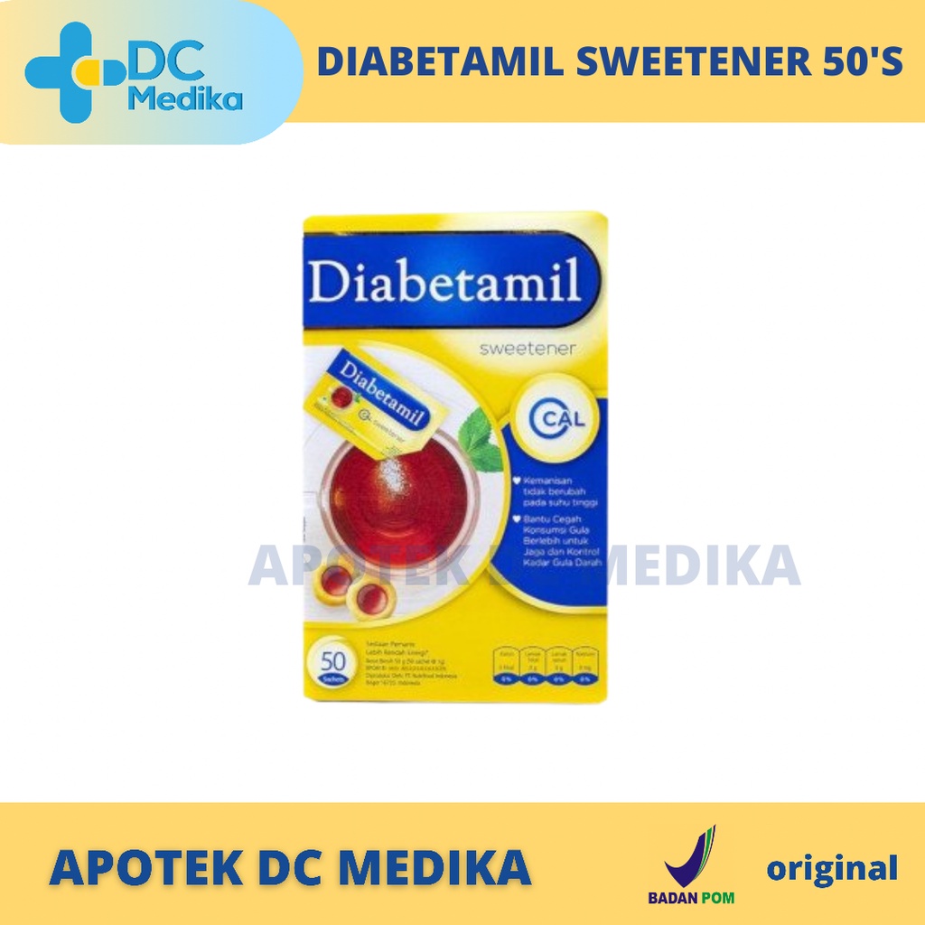 DIABETAMIL SWEETENER 50'S