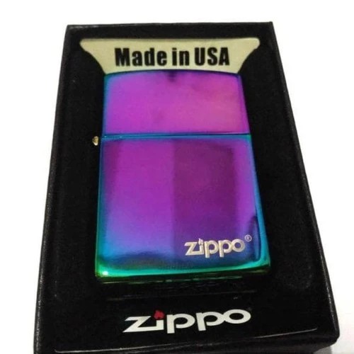 ZIPPO MATE BLACK ICE PELANGI BLUE ICE GOLD SILVER BATIK KOREK API