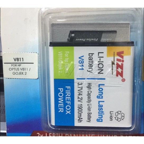 Battery Batre Baterai Double Power Vizz Zte V811 Gojek 2