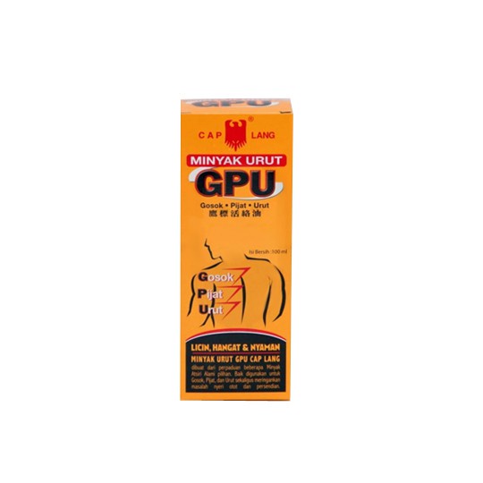 GPU Minyak Urut Cap Lang 100 ML 60 ML 30 ML