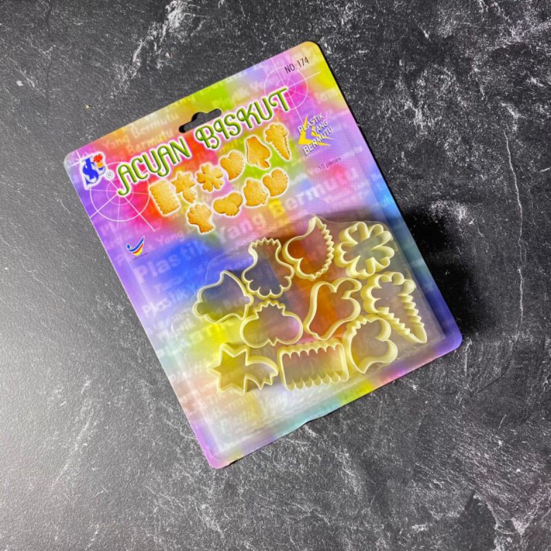 CETAKAN COOKIES SINLIAN 174 1 SET ISI 10 pcs