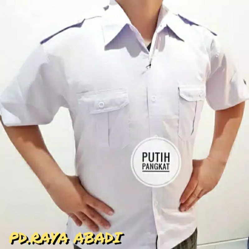 Kemeja putih / kemeja pdh / pdh putih / kemeja pendek putih / kemeja kerja / kemeja satpam pdh