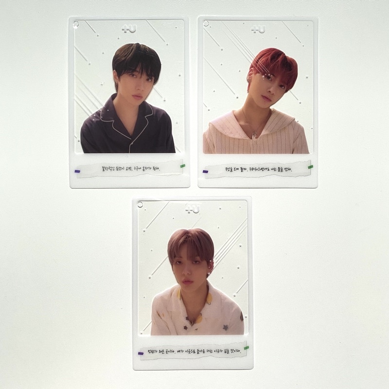 TXT SOOBIN, BEOMGYU, TAEHYUN TDCE (THE DREAM CHAPTER ETERNITY) OFFICIAL CLEAR CARD / PC