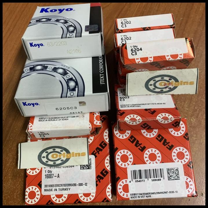 Bearing Full Set Ninja R Ninja Rr Fag Original Tanpa 63/22