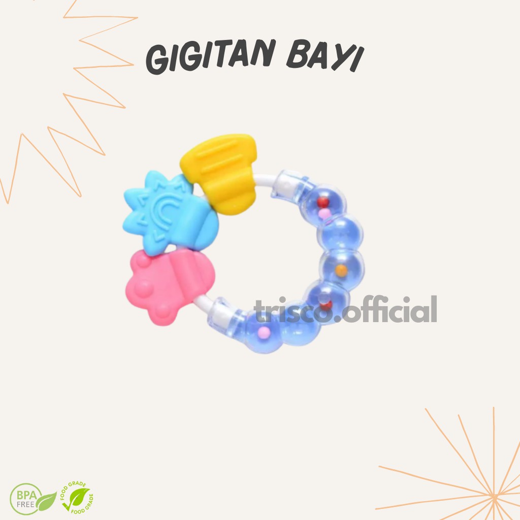 GIGITAN BAYI TEETHER SILIKON PREMIUM JOMBANG COD