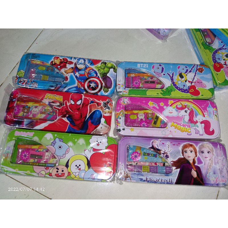 

tempat pensil isi komplit / atk/ desgrib