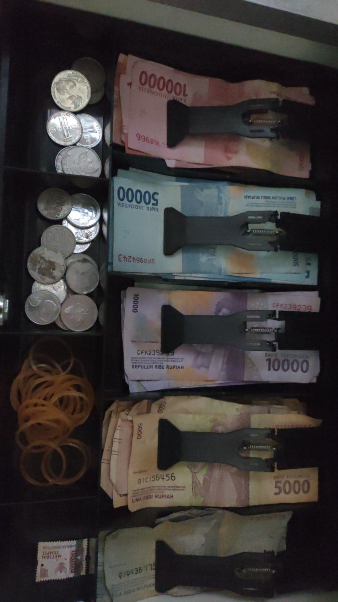 Laci Uang Kasir / Money Cash Tray 5 Sekat