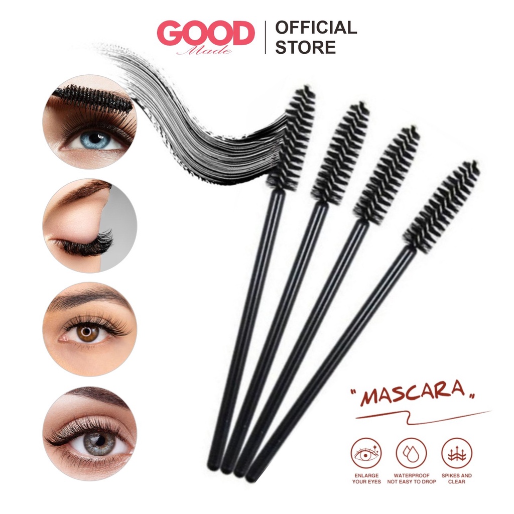 GOOD MADE - Sisir Kuas Maskara | Spoolie Brush Mascara Wand Sikat Eyelash Extention Pelentik Bulu Mata Alis Eyebrow Make Up