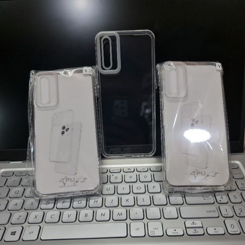 VIVO Y20 Y20 2021 Y20S Y20S G Y12S Y12S 2021 CASE HD BENING SOFTCASE SILIKON KARET BIG PROTECT CAMERA 1.7mm CASING TRANSPARAN COVER PELINDUNG KAMERA