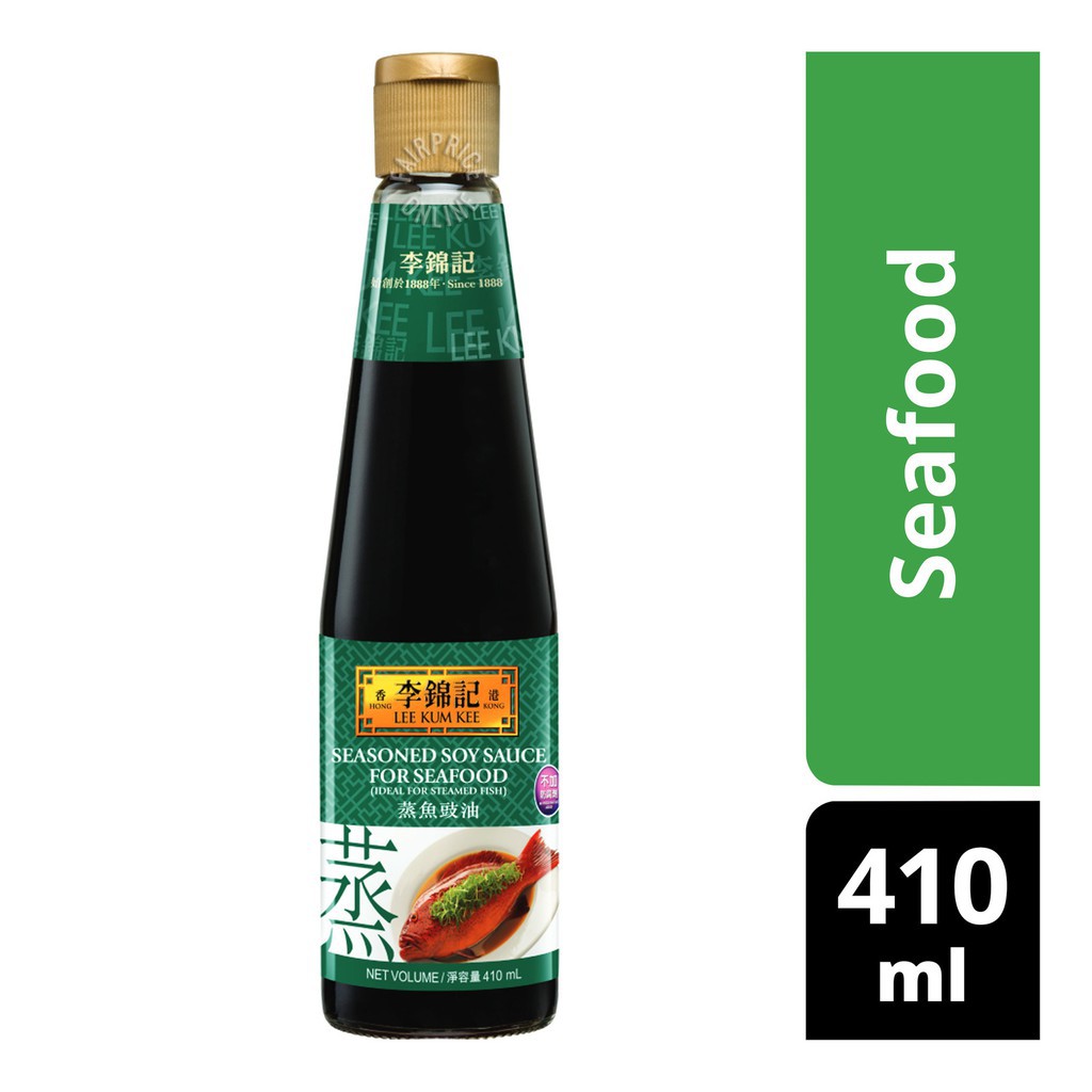 [HALAL] Lee Kum Kee Seasoned Sauce for Seafood 410ml / LKK Saus Tim Ikan Likumki