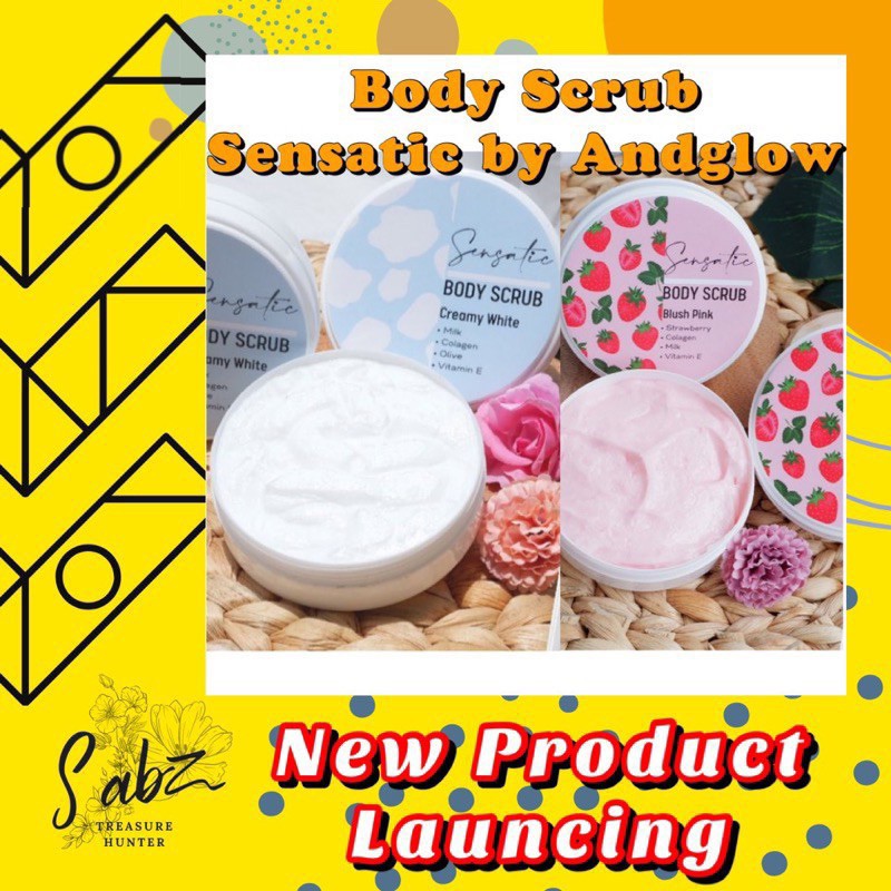 BODY SCRUB BPOM SENSATIC ANDGLOW (Sensatic by Andglow)