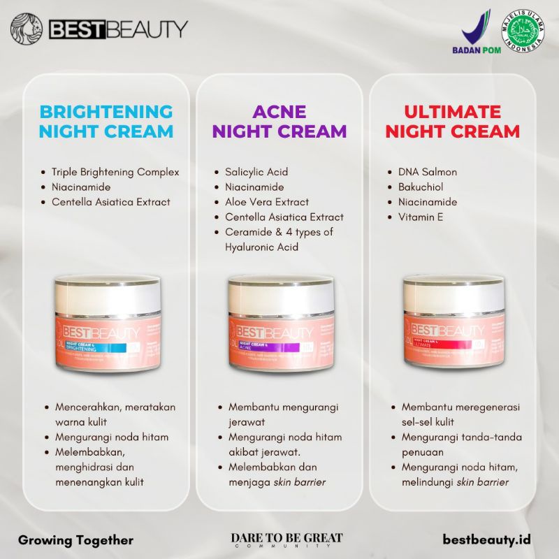 cream malam best beauty