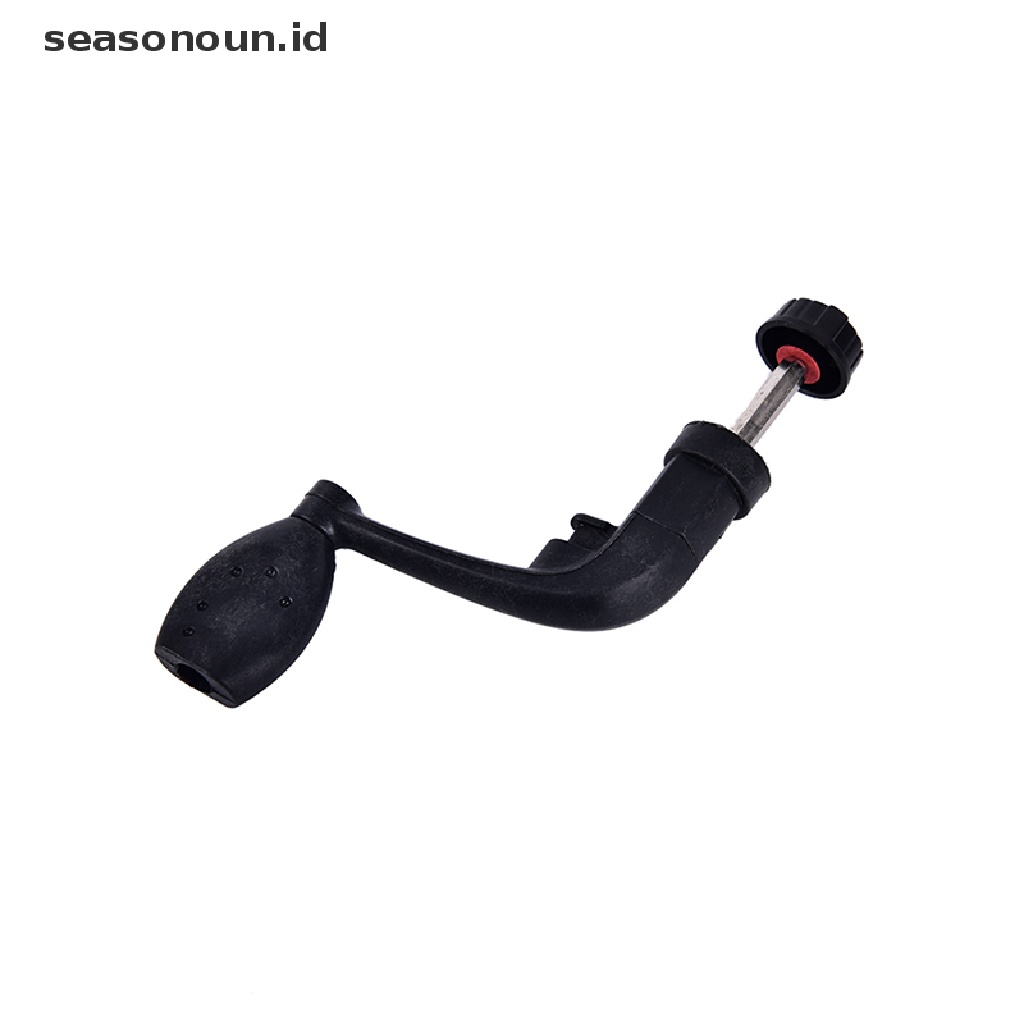 (seasonoun) 1pc Reel Pancing Bahan Plastik Warna Hitam Dengan power handle