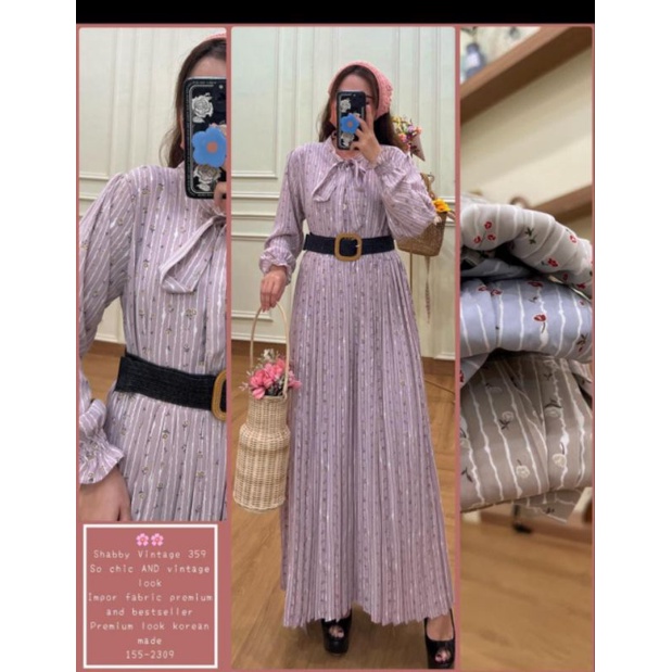 Gamis Korean Look Original Brand Yuna / Gamis Fashion Hijab Murah