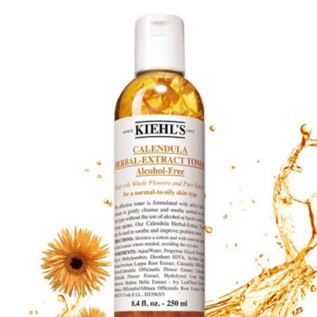 **KIEH*LS CALENDULA HERBAL EXTRACT TONER ALCOHOL FREE 250ML / CALENDULA FREE TONER 250ML