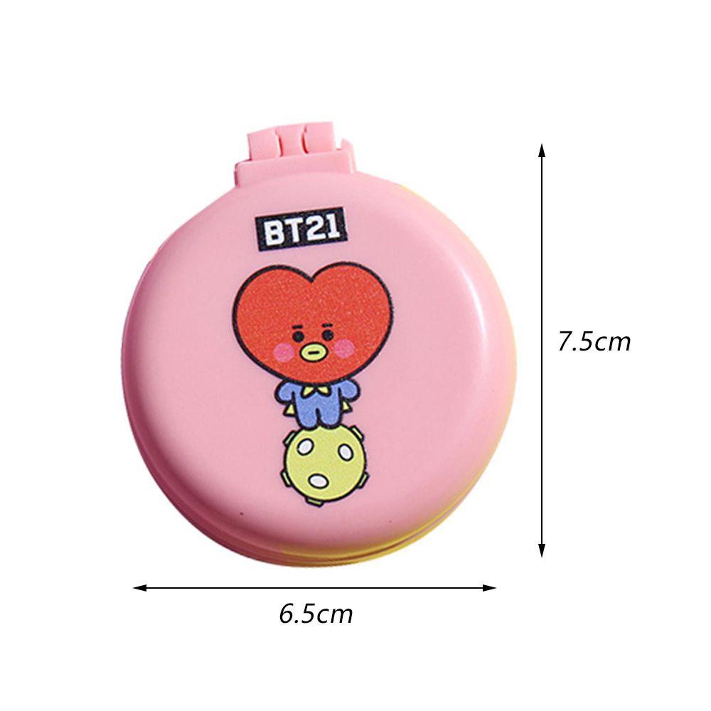 Top BT21 Sisir Hadiah Siswa Kreatif Desain Portabel Kosmetik Aksesoris