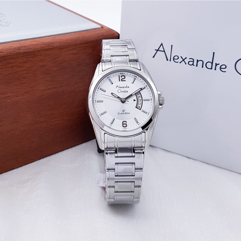 Jamtangan Alexandre christie 8289 LD silver