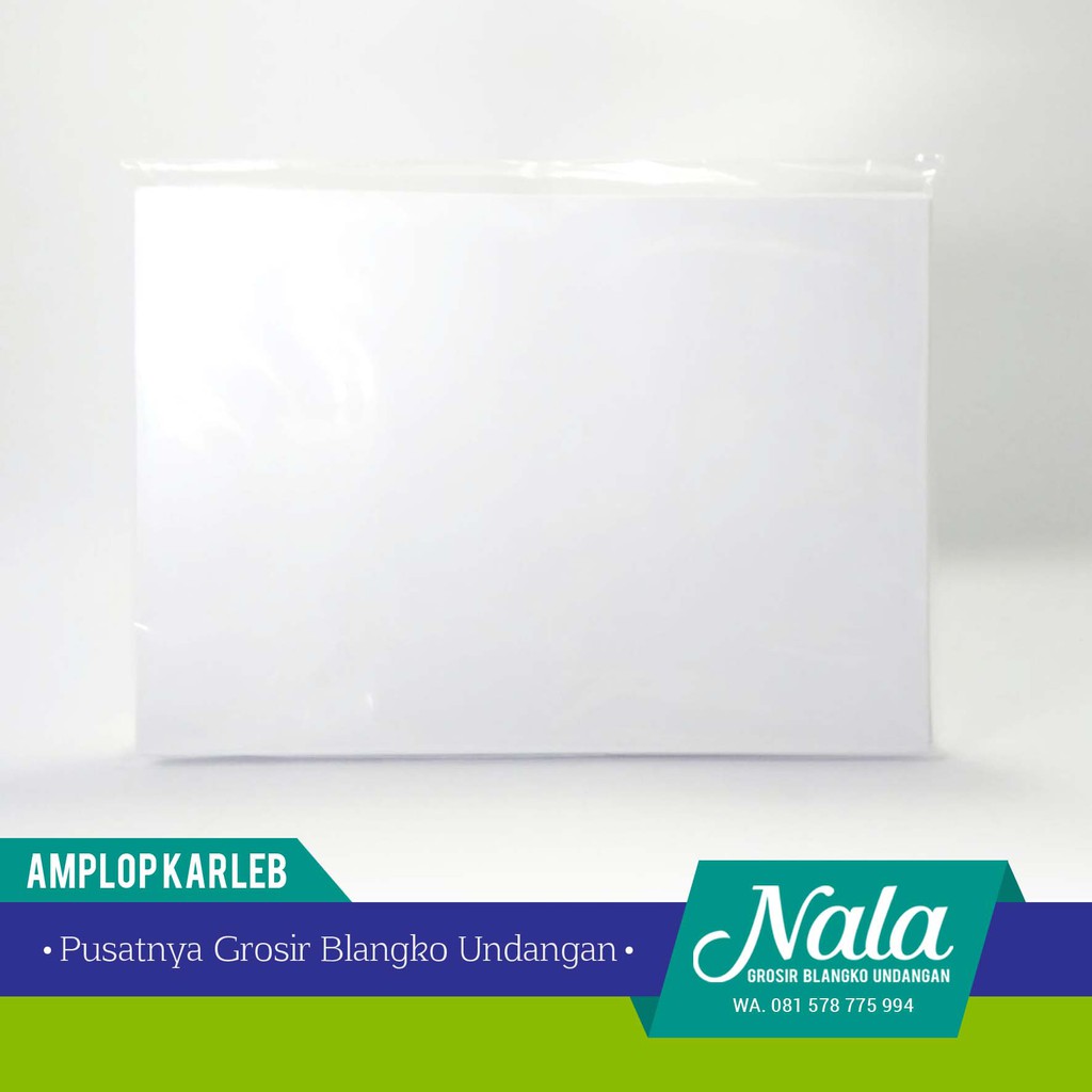 

Amplop Putih Karleb Isi 25 Lembar Harga Murah