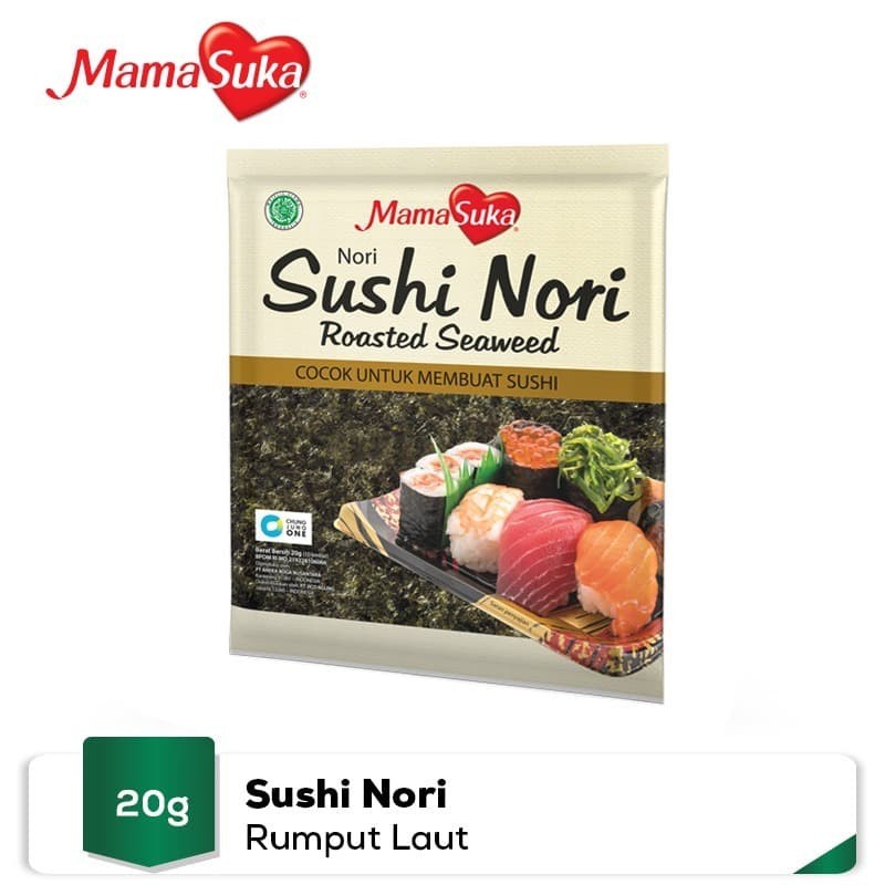 MamaSuka - Sushi Nori 20 gr ( isi 10 lembar  )