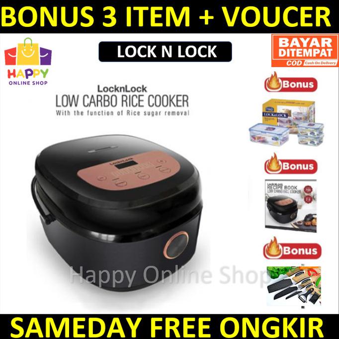 Jual Lock N Lock Low Carbo Rice Cooker - Low Carb Ricecooker - Low Sugar