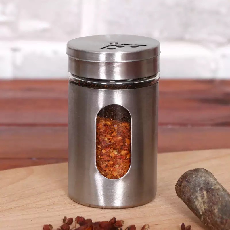 Tempat Bumbu Stainless Steel Canister for Spice and Herbs / Seasoning Bottle