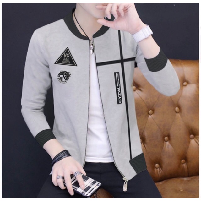 Jaket Sweater Hoodie Cowok Pria Update Keren Kekinian Fleece Motoran