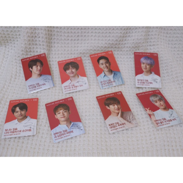 Photo Card Exo x Nature Republic Official