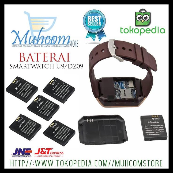 Baterai Smart Watch Dz09 Batre Batery U9 Smartwatch Jam Tangan Hp Unik