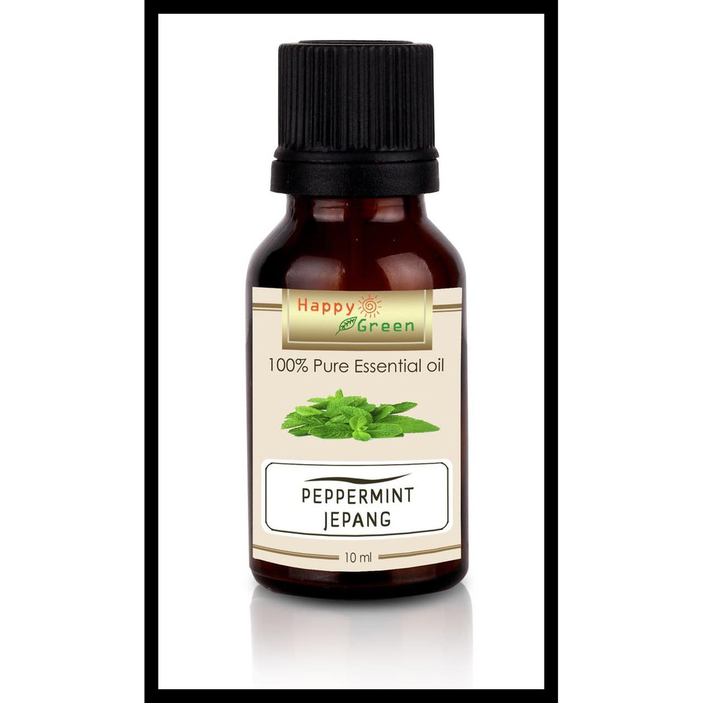 Happy Green Japanese Peppermint Essential Oil 10 ml- Peppermint jepang BERGARANSI