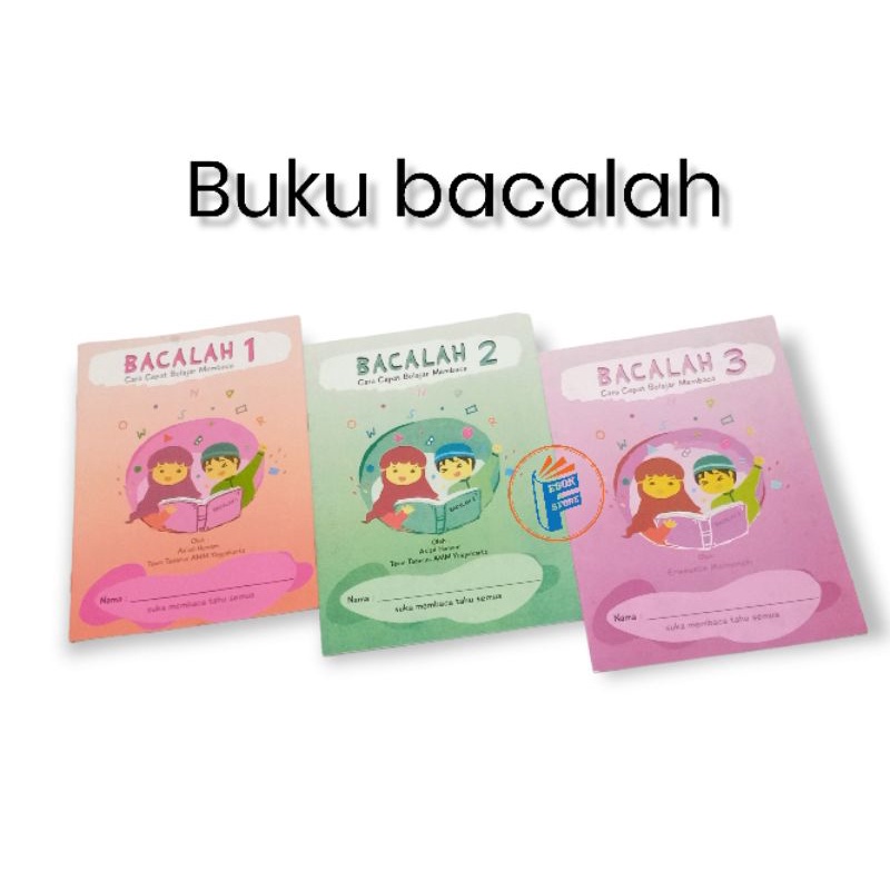 

Buku Bacalah jilid 1 2 3 buku cara cepat belajar membaca