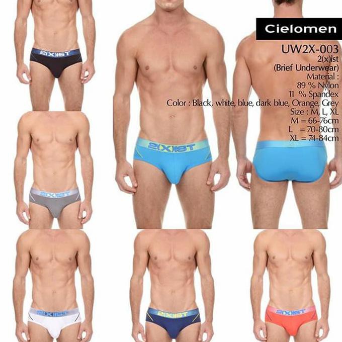 2(X)Ist Uw2X-003 Brief Underwear Celana Dalam Cd Sempak Q42 New