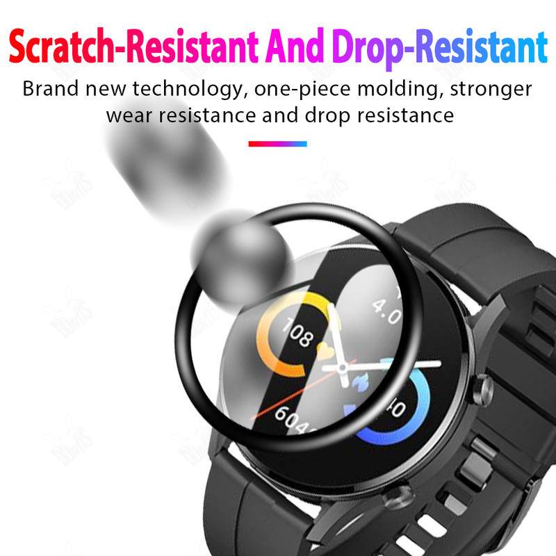 REDMI Pelindung Layar Tempered Glass 3D HD Anti Radiasi Untuk Xiaomi Watch S1 Active / ColorSport / POCO Watch 2 Lite