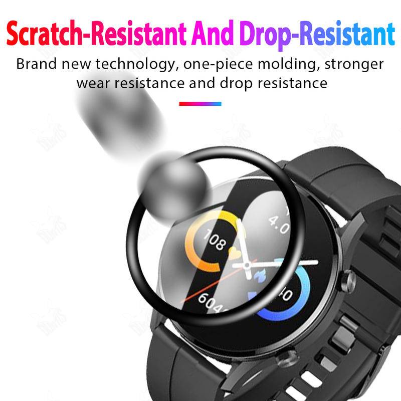 REDMI Pelindung Layar Tempered Glass 3D HD Anti Radiasi Untuk Xiaomi Watch S1 Active / ColorSport / POCO Watch 2 Lite