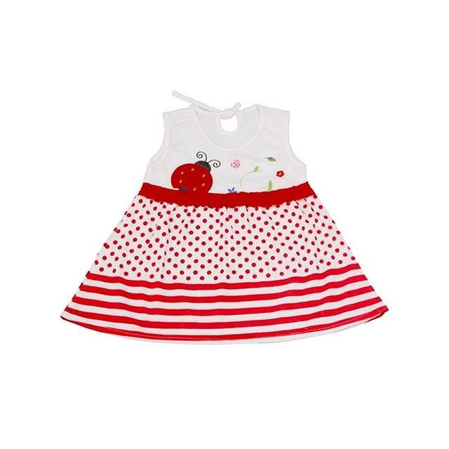 Dress Bayi Ladybug/Terusan Bayi/Baju Kutung Bayi/Gaun Bayi