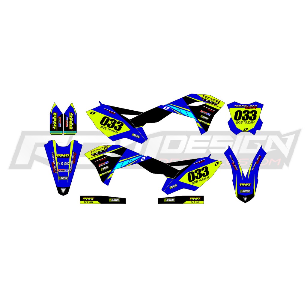 DECAL KX 250F 2017-003