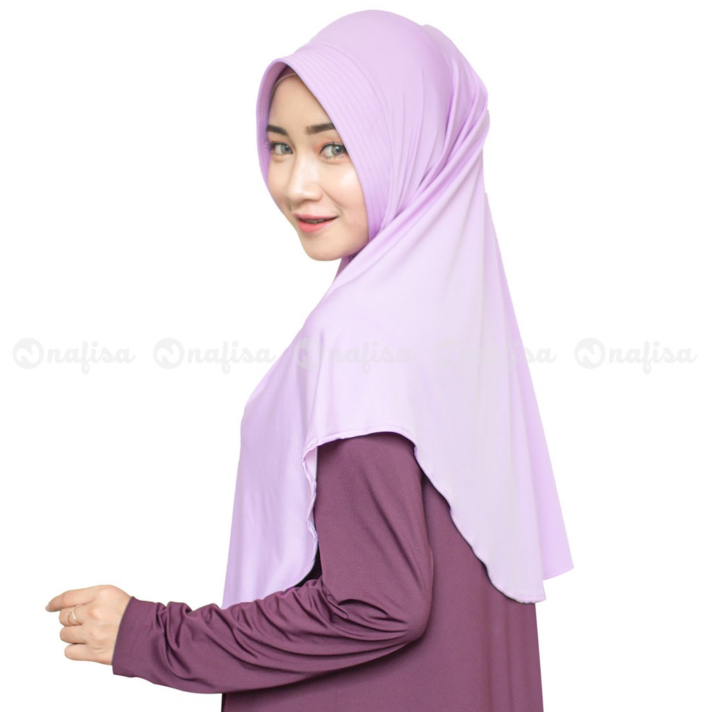 Jilbab Nafisa Fritania/Hijab Masker Instan/Kerudung Anti debu