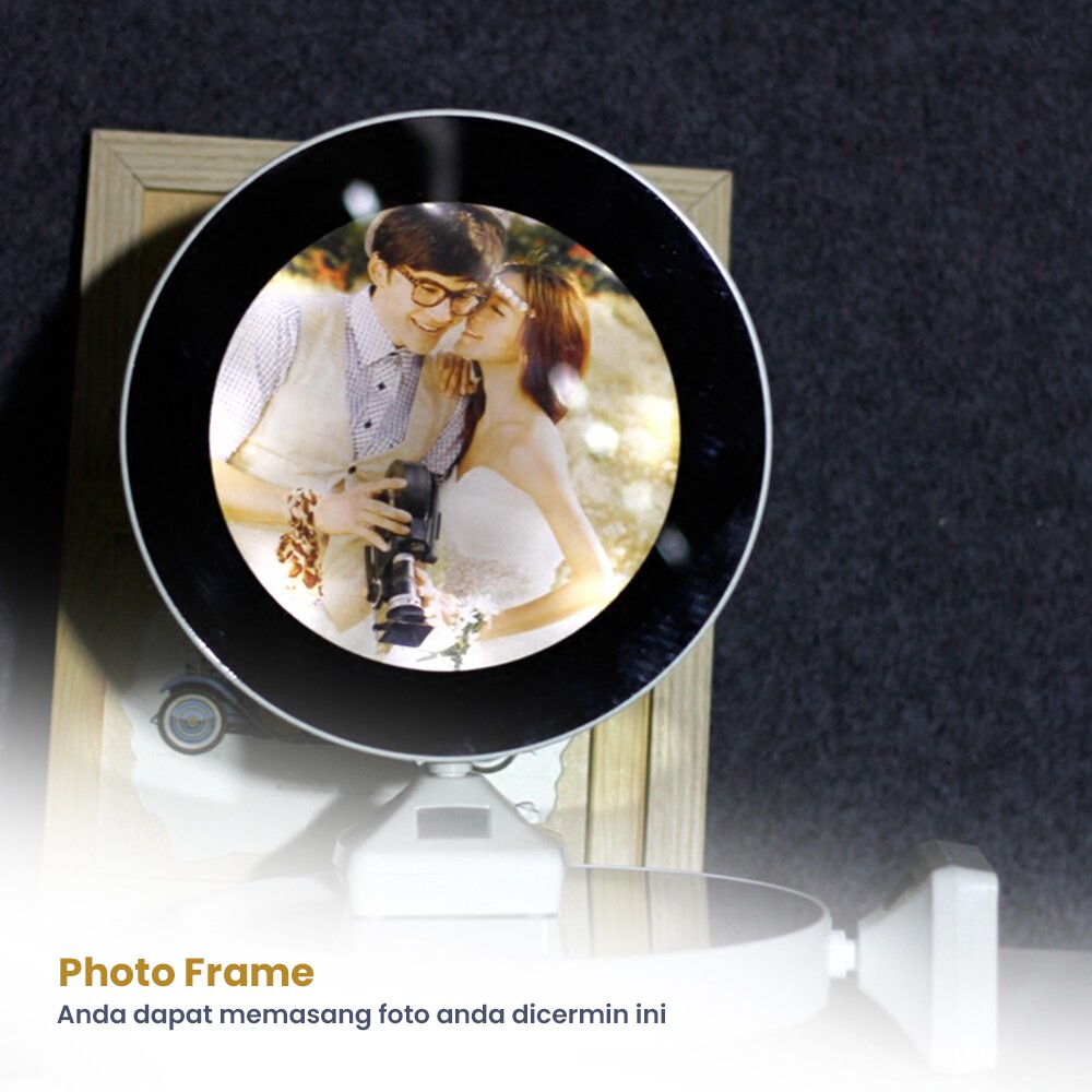 Cermin Ajaib Dengan Photo Frame Kaca Rias Magic Mirror