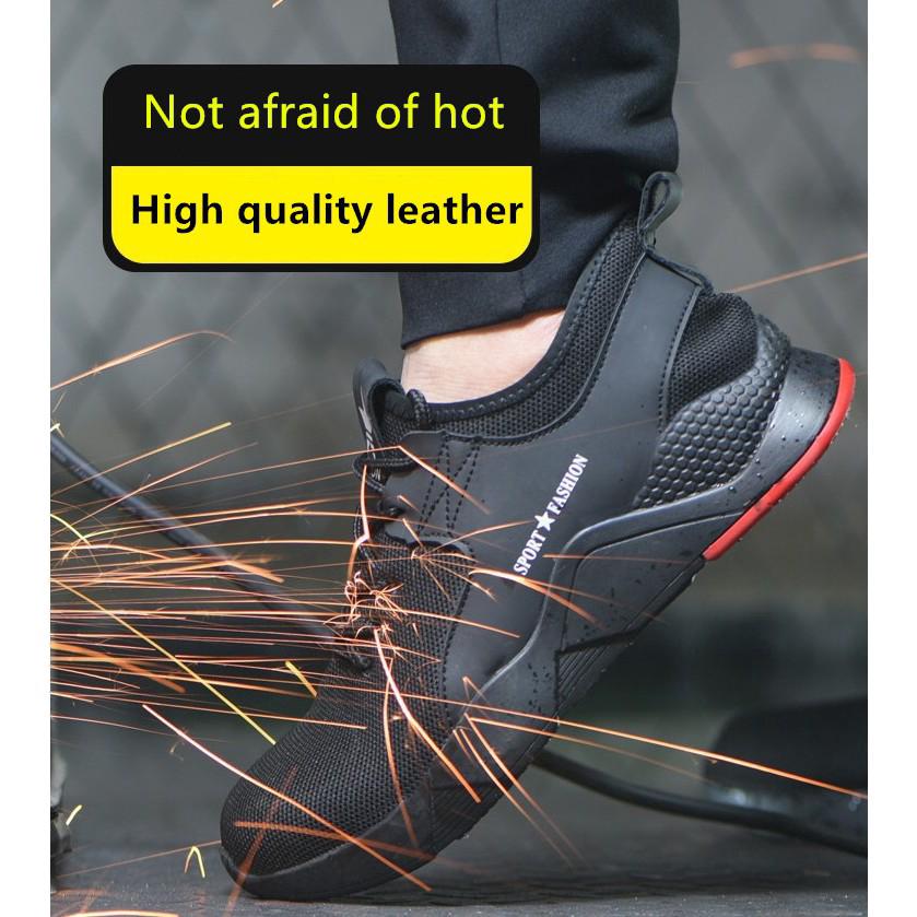 Safety Shoes Men Anti-smashing Anti-piercing Lightweight