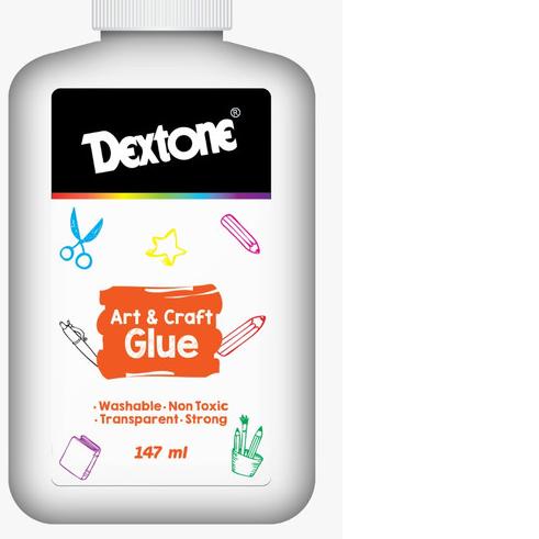 

✷ Dextone Glitter Glue / Lem Glitter 177ml Setara Elmers untuk Slime Kit - Clear 147ml ♥