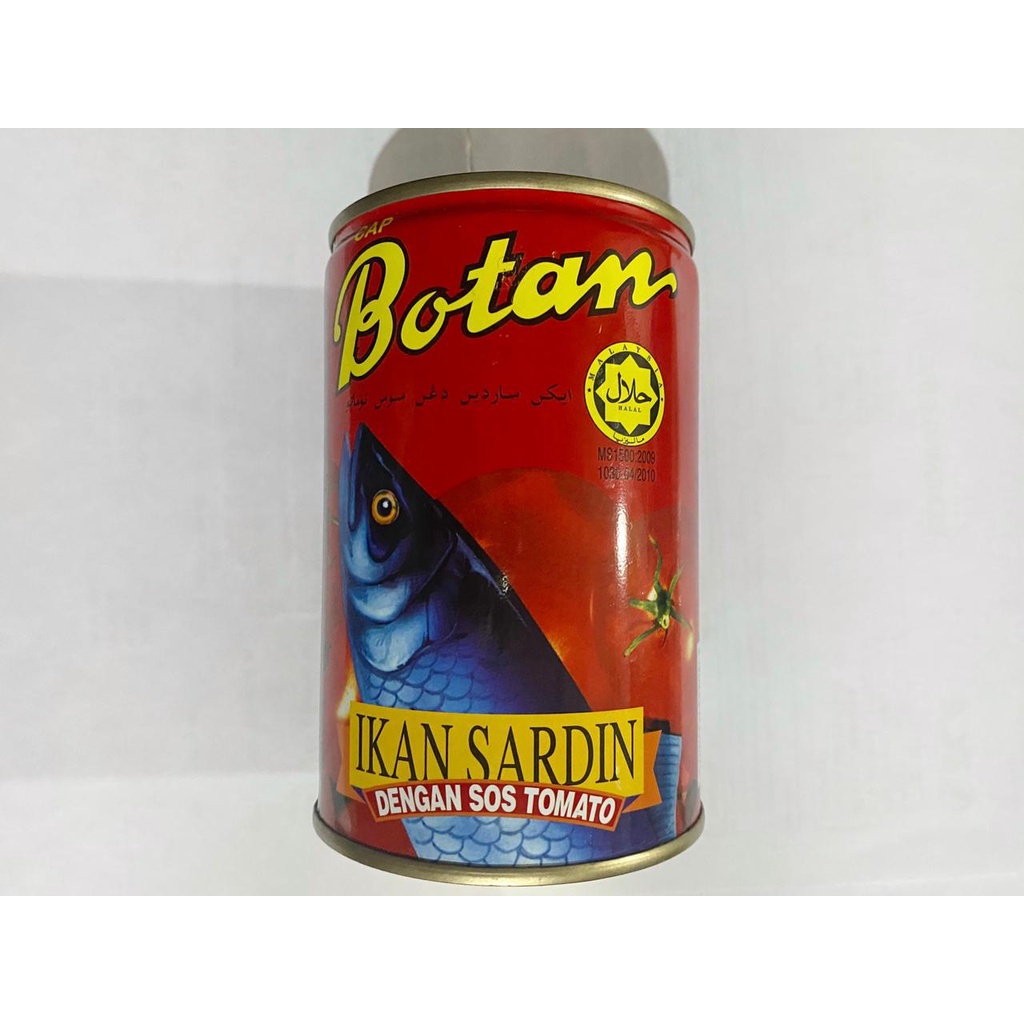 

Botan Ikan Sardin dengan Sos Tomato / Botan Ikan Sarden Malaysia 425 Gram