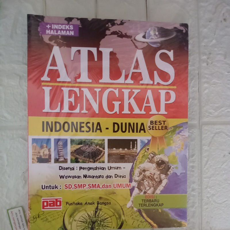 Jual BUKU ATLAS INDONESIA DAN DUNIA LENGKAP 34 PROVINSI Best Seller ...