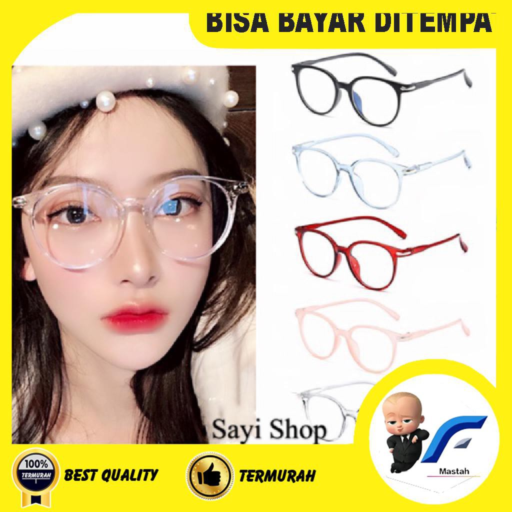 ''MSTH'' BAYAR DI TEMPAT KACAMATA ANTI RADIASI WANITA PRIA FRAME RINGAN SUNGLASSES ANTI RADI