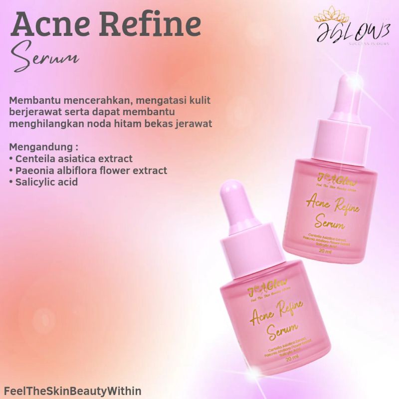 ACNE REFINE SERUM / SERUM ACNE JGLOW / SERUM WAJAH