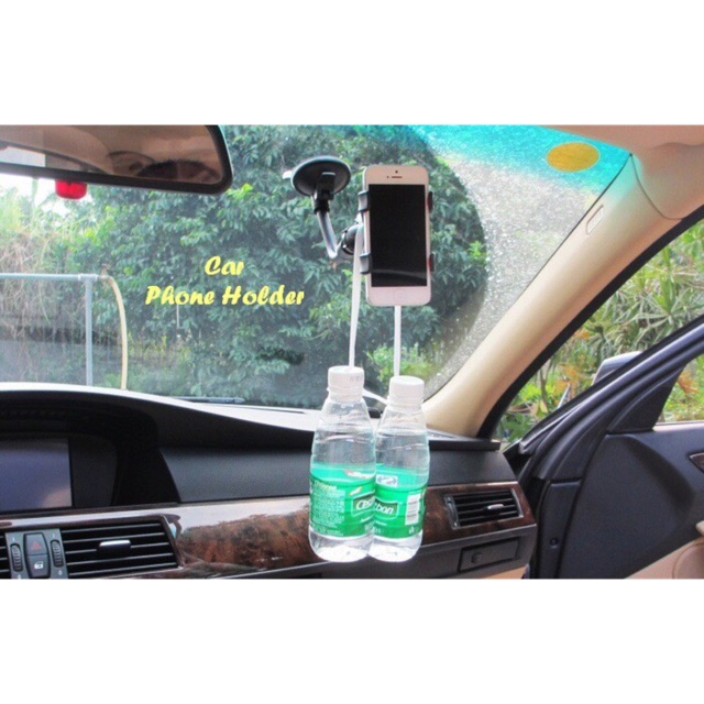 Car phone holder ( model jepit muat hp uk kecil hingga hp max 6 INCH)