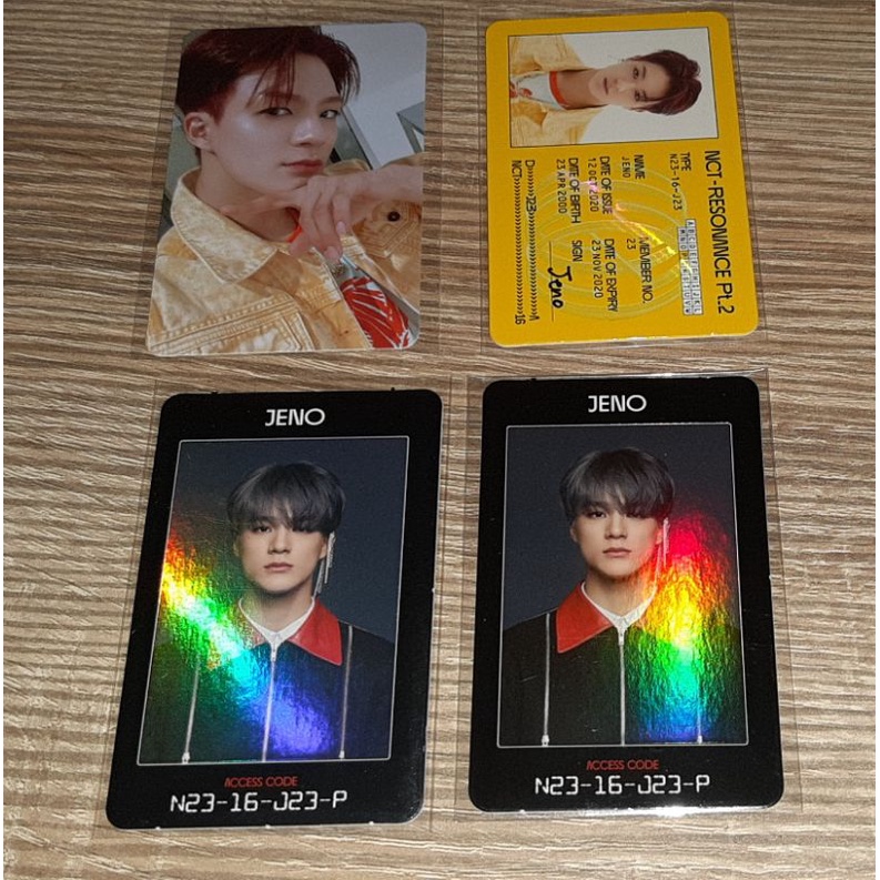 Pc Jeno Depart, Id Card Jeno Depart, Acc Jeno Arrival