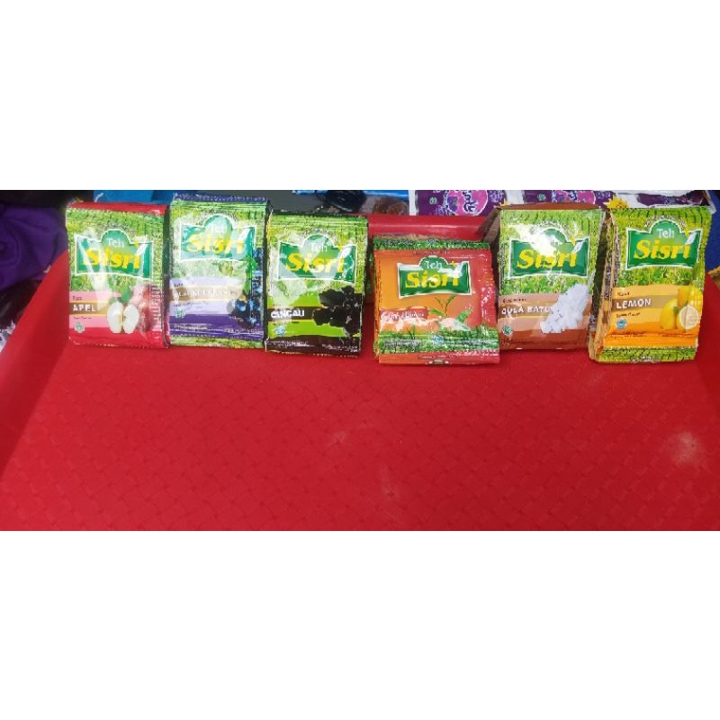 

Teh Sisri, Minuman serbuk instan dengan banyak varian rasa