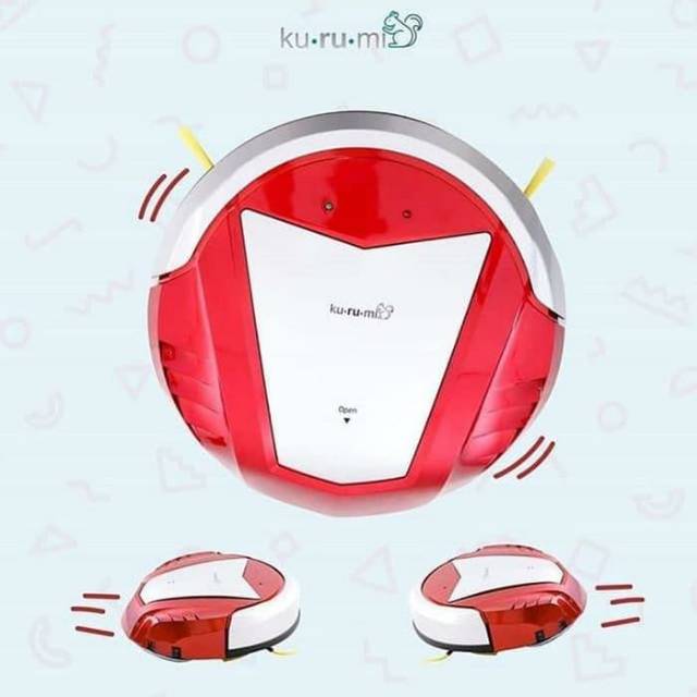 Kurumi KV 02 Robot Vacuum Red