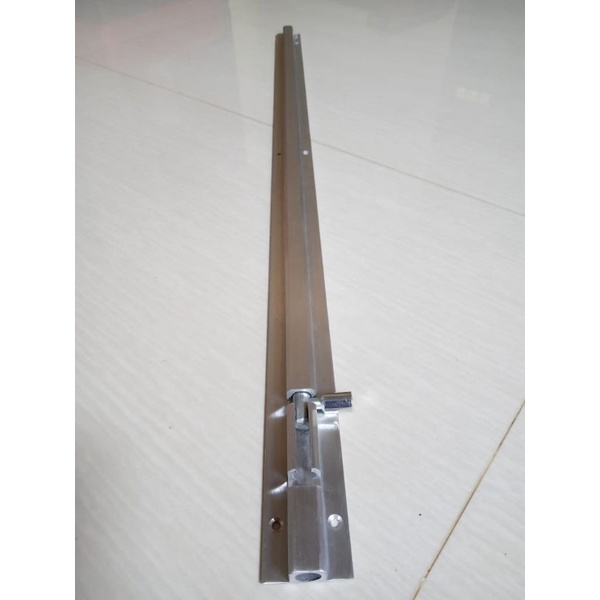 ( 60 Cm ) Grendel Alumunium Slot Pintu Kupu Tarung Rumah Minimalis Ukuran Panjang